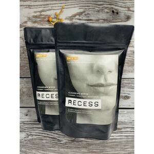 2 Packs RECESS FACE 101 Cleansing Wipes New Sealed